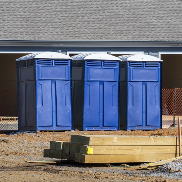 how do you dispose of waste after the porta potties have been emptied in Patton Village